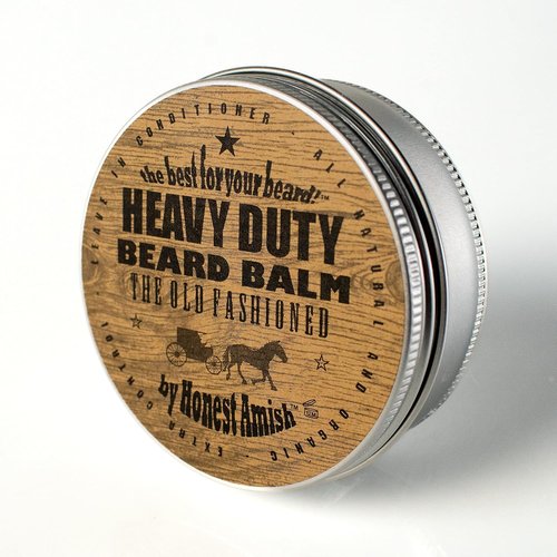 Honest Amish Beard Balm - Heavy Duty Formula in Large 4 Ounce Twist Tin