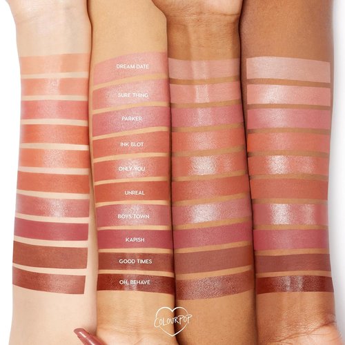 ColourPop Lippie Stix Vault - 10 Nude Lipstick Shades in Matte, Crème & Blur Finishes - Nourishing Formula