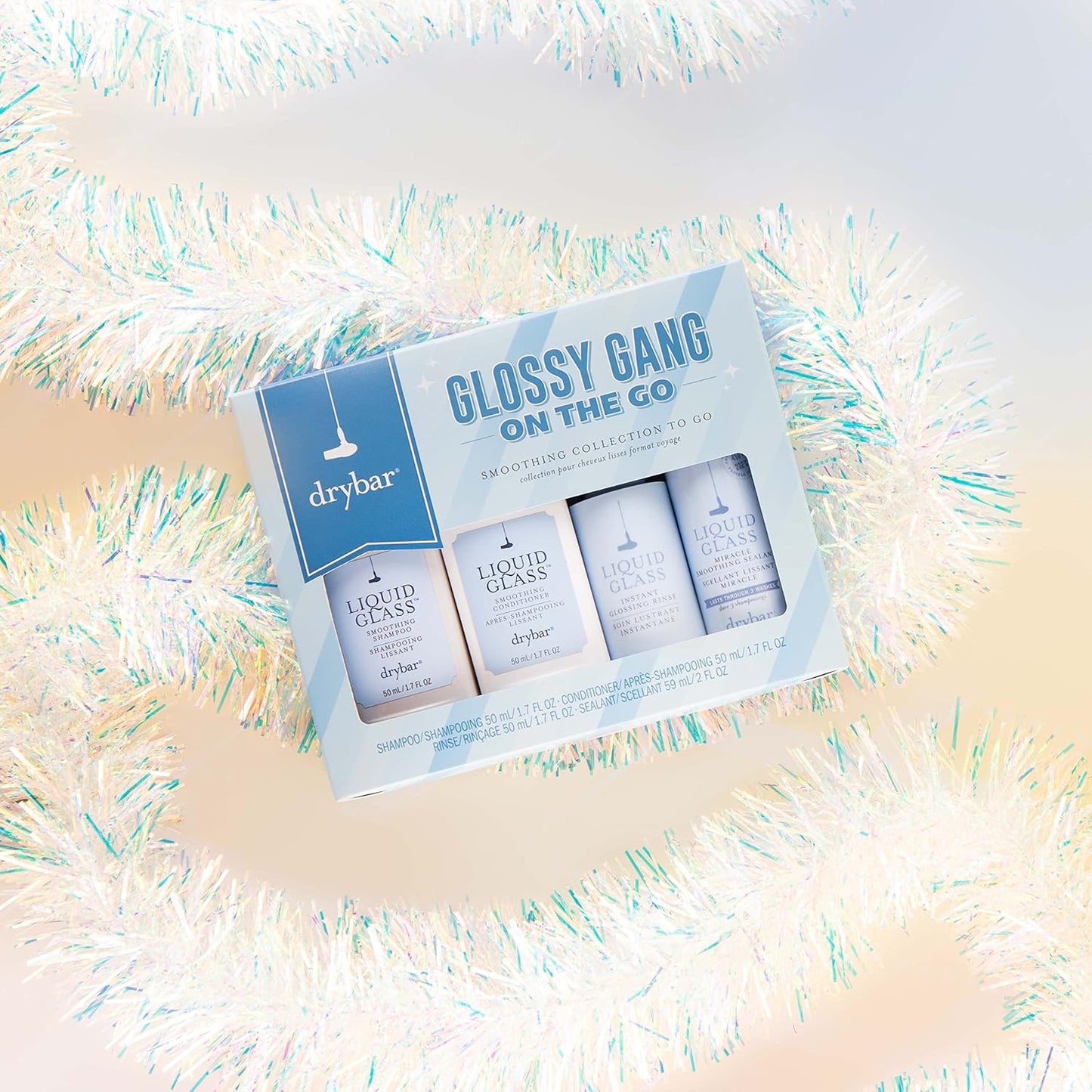 Drybar Glossy Gang On-The-Go Kit - Essential Hair Care Set for Shine & Smoothness