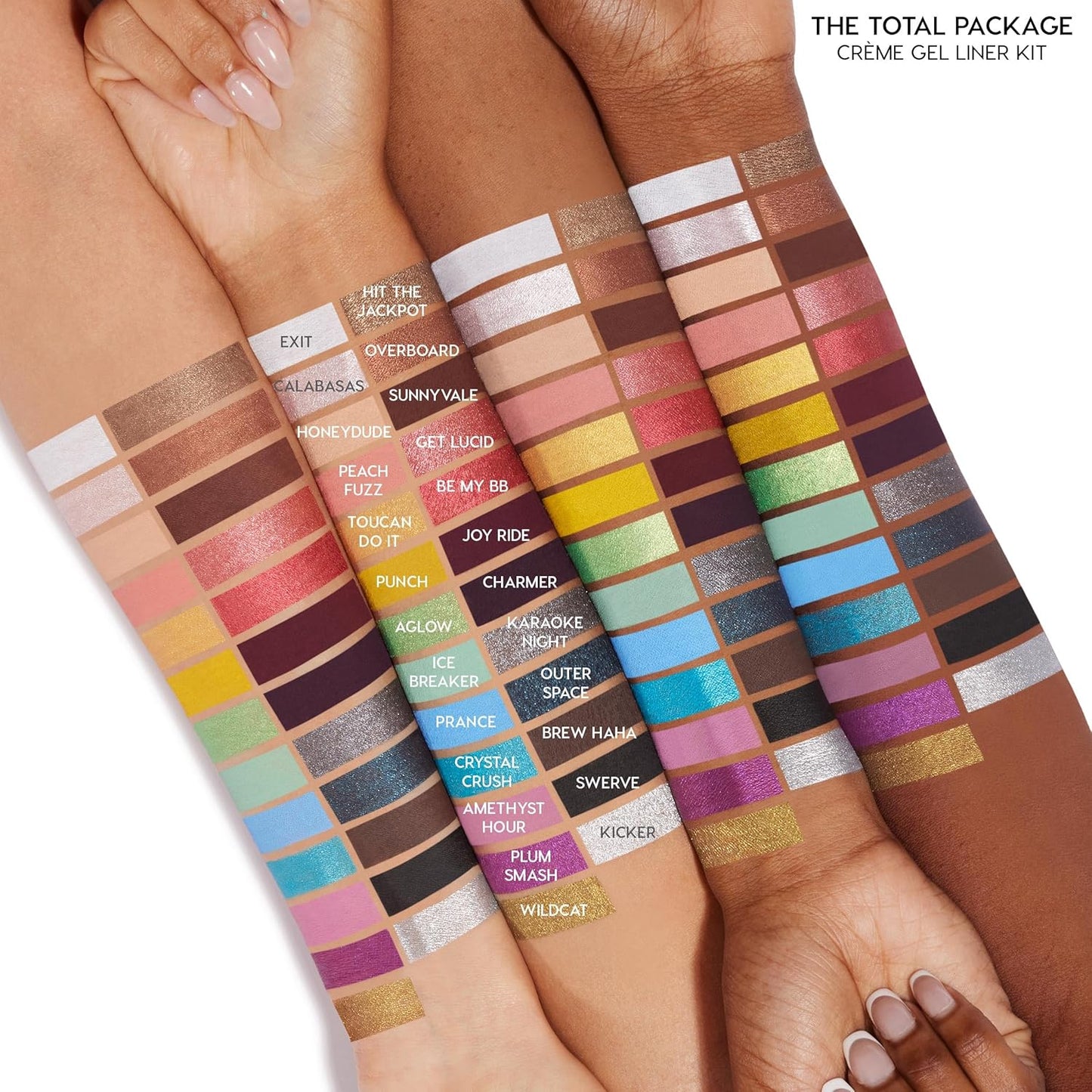 ColourPop BFF Crème Gel Waterproof Eyeliner Kit - 18HR Ultra-Pigmented Neutral Pencils | 3 Shades: Sunnyvale, Swerve & Brew Haha