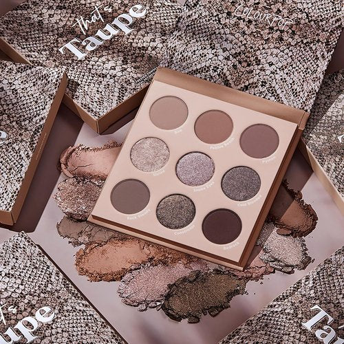 ColourPop That's Taupe Eyeshadow Palette - High-Pigment Cool-Toned Shadows with Metallic & Matte Finishes (0.3 oz)