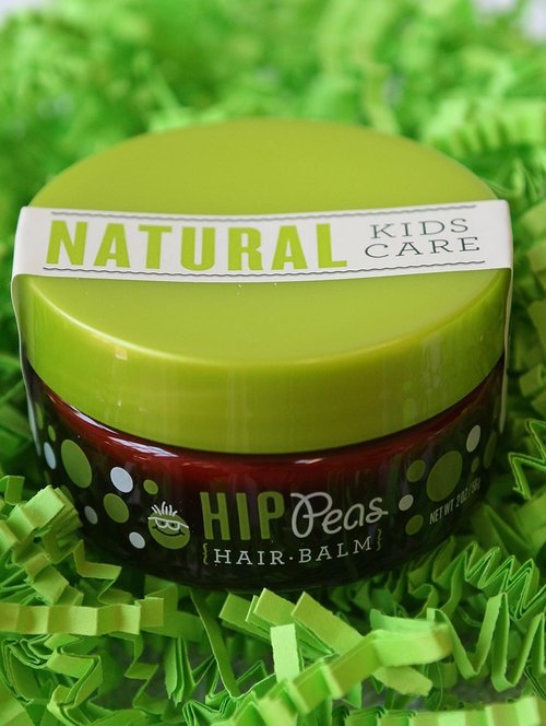 Hip Peas Natural Hair Styling Balm - Light Hold Pomade for All Hair Types | 2 oz Jar