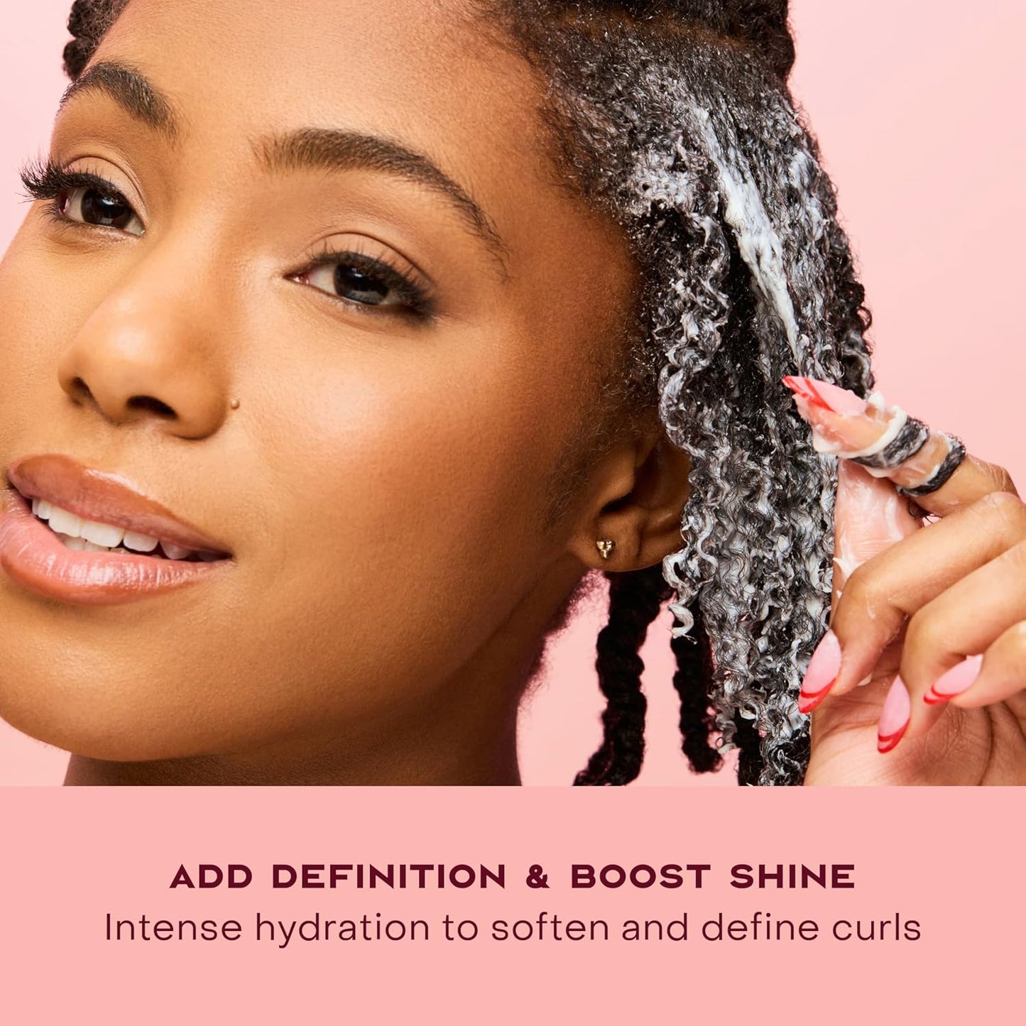 SheaMoisture Curl Enhancing Smoothie - Coconut & Hibiscus Cream for Thick, Curly Hair | 20 oz, Sulfate & Paraben Free