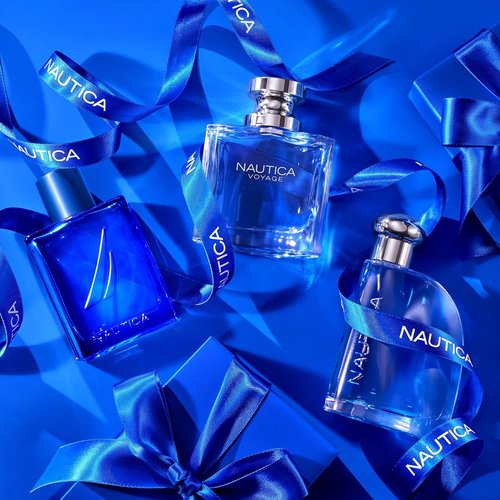 Nautica Blue Eau de Toilette - Long Lasting Men's Fragrance | 3.4 fl oz with Basil, Jasmine & Cedarwood Notes