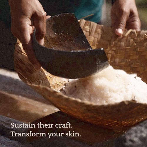 Kusamba by QUR Seafoam Jasmine Bath Soak Salt - Mineral-Rich Relaxing Blend for Skin Soothing & Stress Relief, 481g