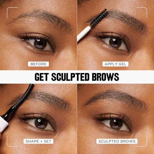 Revlon PhotoReady Lifting Brow Gel - Tinted Eyebrow Lamination with Spoolie Brush, 801 Clear, 0.23 fl oz