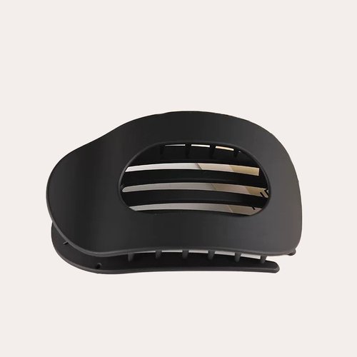 Matte Geometric Hair Claw Clip - 9.5cm Large Non-Slip Oval Resin Hairpin