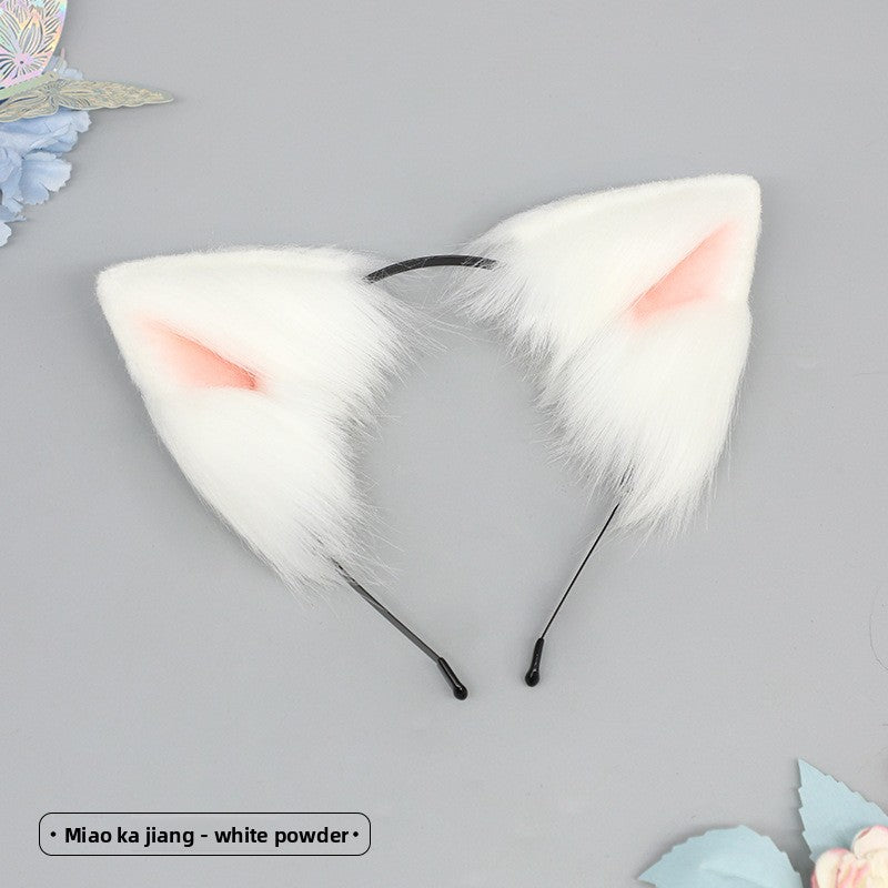 Simulated animal ear hair accessory