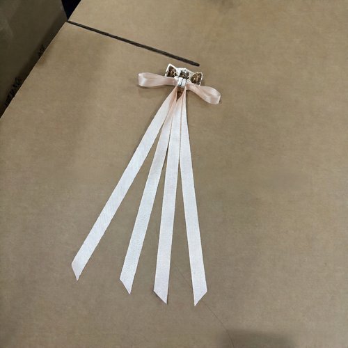 Handmade Magnetic Bow Hair Clip Elegant Zinc Alloy Metal Barrette for Women