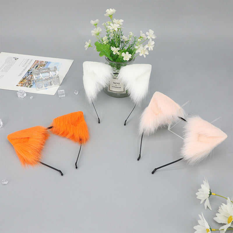 Simulated animal ear hair accessory