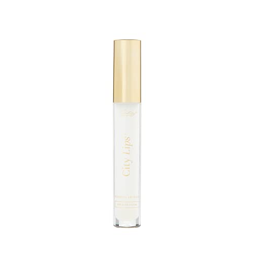 City Beauty City Lips Clear - Plumping Lip Gloss - Hydrate & Volumize - High Shine Lip Plumper - Hyaluronic Acid & Peptides Visibly Smooth Lip Wrinkles - Cruelty-Free