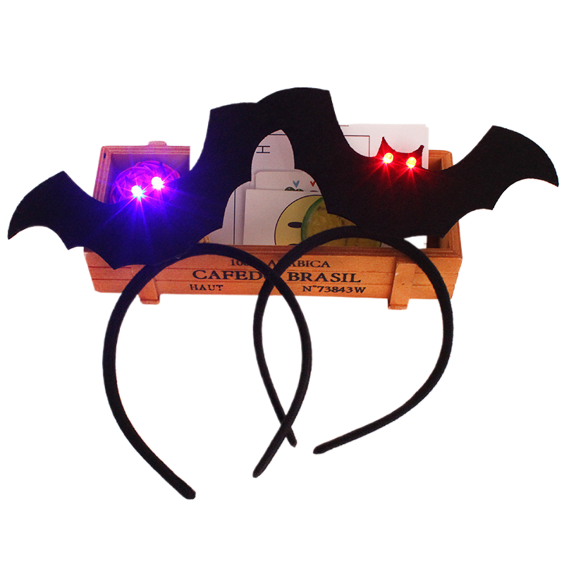 Halloween Glowing Bat Headbands