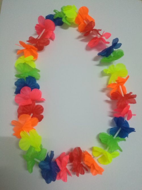 Premium Hawaiian Leis - 100cm Thickened Floral Garland for Hula Parties & Gifts