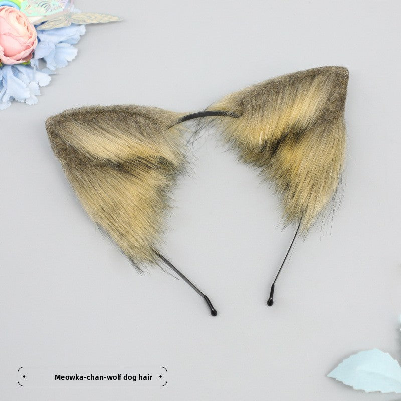 Simulated animal ear hair accessory