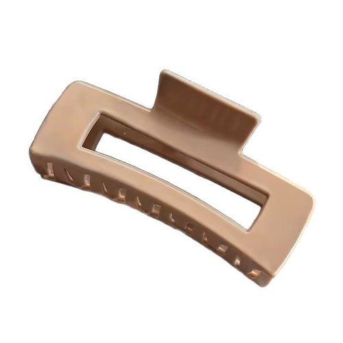 Handmade Silicone Rectangle Claw Clip Soft Non-Slip Hair Accessory for Women
