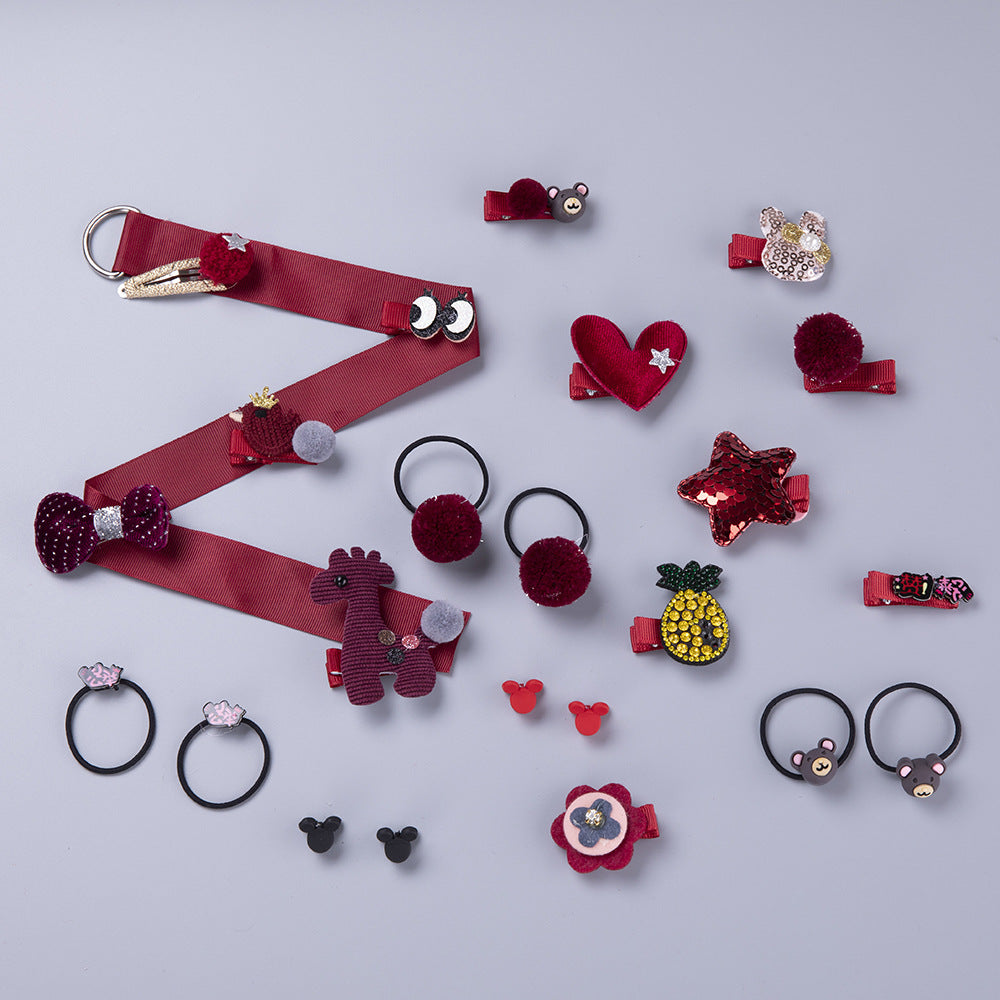 24-Piece Set of Children's Hair Accessories