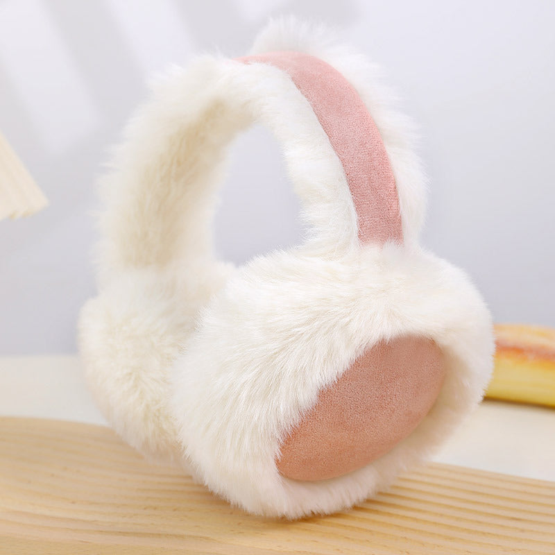 Foldable Plush Winter Earmuffs for Warmth