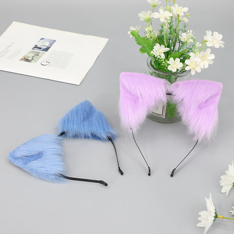 Simulated animal ear hair accessory