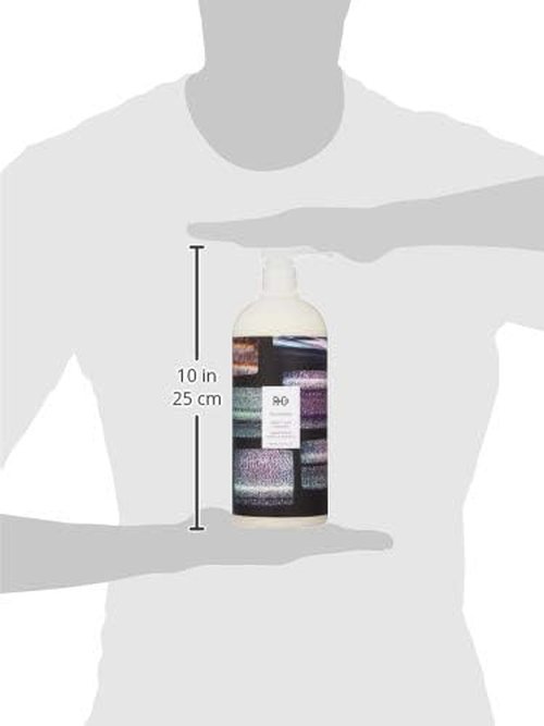 R+Co TELEVISION Perfect Hair Shampoo – Retail Liter Hydrating & Smoothing Hair Cleanser, Adds Shine & Softness, All Hair Types
