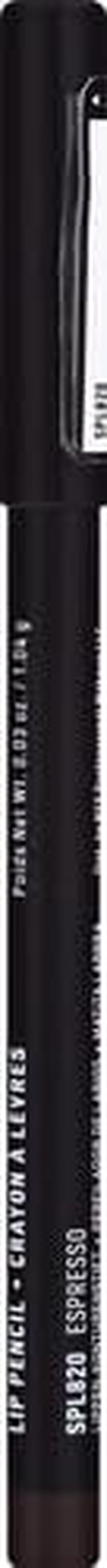 NYX PROFESSIONAL MAKEUP Slim Lip Pencil, Long-Lasting Creamy Lip Liner - Espresso