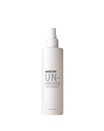 Hairstory Undressed - Texturizing Salt-Free Hairspray | Light, Long Lasting Hold for Dry Volume | Fine Beach Waves & UV Protection | Sea-Salt Alternative Hair Spray | Natural Ingredients, 8oz