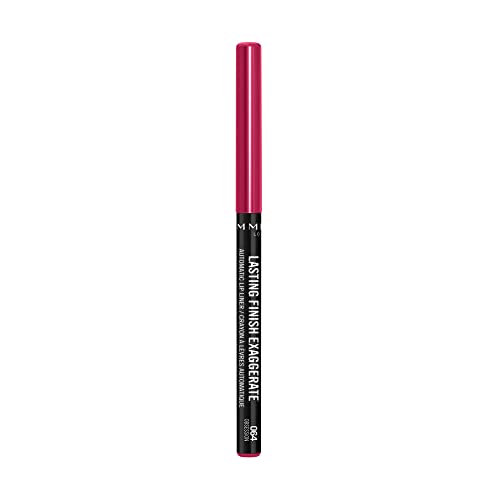 Rimmel Lasting Finish Exaggerate Automatic Lip Liner - Rich, Smooth Formula, Long Lasting - 64 Obsession, .01oz