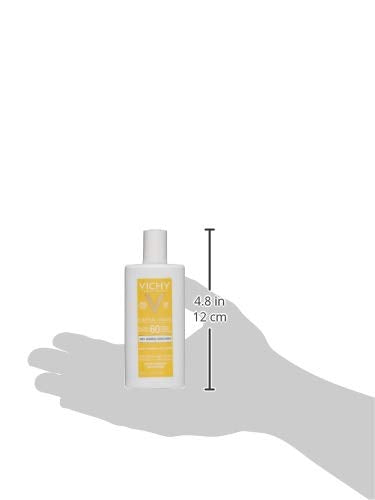 Vichy Capital Soleil Tinted Mineral Sunscreen SPF 60 - Lightweight, Water-Resistant Face Protection, Travel Size