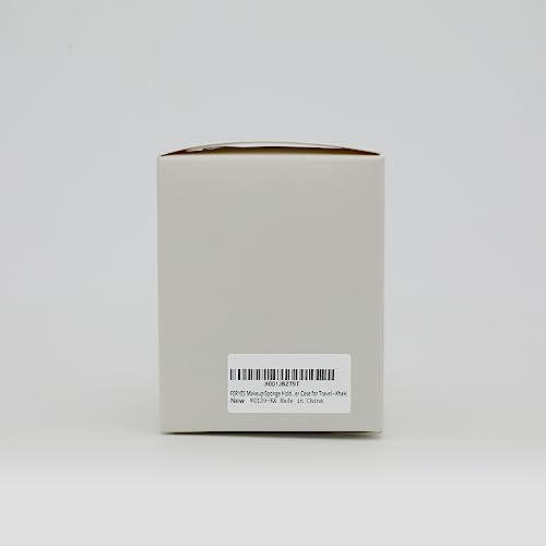 FERYES 2 PCS Makeup Sponge Holder – Shatterproof Eco-Friendly Silicone Beauty Make Up Blender Case for Travel - Black