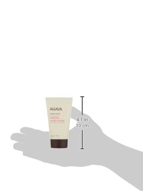 AHAVA Dead Sea Water Mineral Hand Cream, Original, Travel Size - Hand Moisturizer For Dry Cracked Hands, Light & Fast Absorbing, Enriched with Exclusive Osmoter, Witch Hazel & Allantoin, 1.3 Fl. Oz
