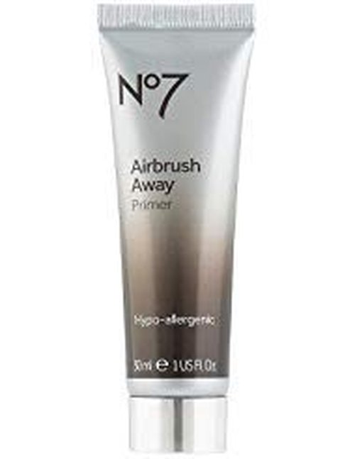 No7 Airbrush Away Primer - Smooth, Flawless Finish | 1oz Clear Formula
