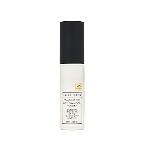 Kristin Ess Hair Dry Shampoo Non-Aerosol Powder for Oily Hair - Mattifying, Style Extending, Fragrance Free, Dry Shampoo for Men and Women, Easily Blended, Lightweight Formula, Vegan, 1.3 oz