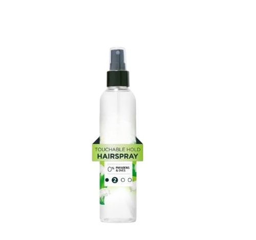 Essences Touchable Hold Hairspray - Non-Aerosol Formula for 24-Hour Hold | 8 fl oz (1 Pack)