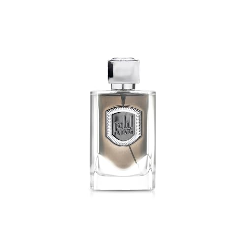 Lattafa Liam Grey Eau de Parfum Spray for Unisex, 3.4 Ounce