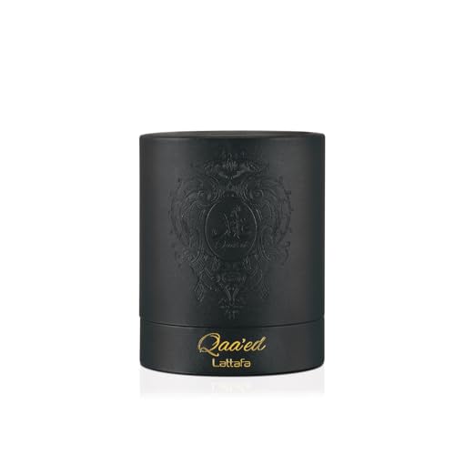Lattafa Qaaed - Spicy, Woody, Oud, Leather - Eau de Parfum Long-Lasting Fragrance for Men, 3.4 Ounce / 100 ml