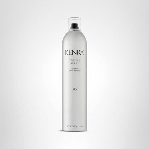 Kenra Professional Volume Spray 25 80% | Super Hold Finishing & Styling Hairspray | Flake-free & Fast-drying | Wind & Humidity Resistance | All Hair Types | 16 oz