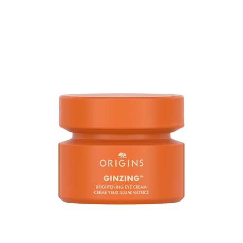 Origins GinZing Brightening Eye Cream with Vitamin C & Niacinamide| Visibly Reduces Dark Circles, 0.5 Fl Oz