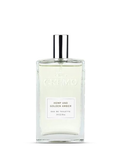 Cremo Hemp & Golden Amber Cologne Spray, A Unique Yet Sophisticated Blend of Hemp, Ginger and Golden Amber, 3.4 Fl Oz