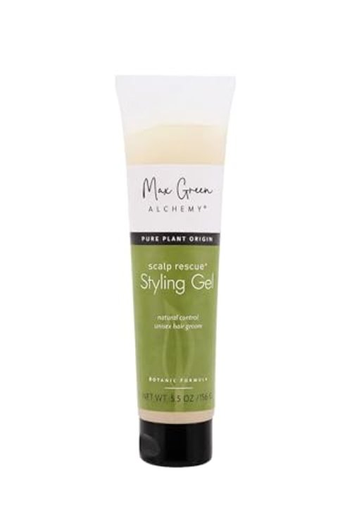 Scalp Rescue Styling Gel, Organic Unisex Formula Controls Frizz and Fly Away Hair, Curly Hair Community Favorite Gives Flexible Natural Hold, Fights Humidity, Alcohol Free & Water Based