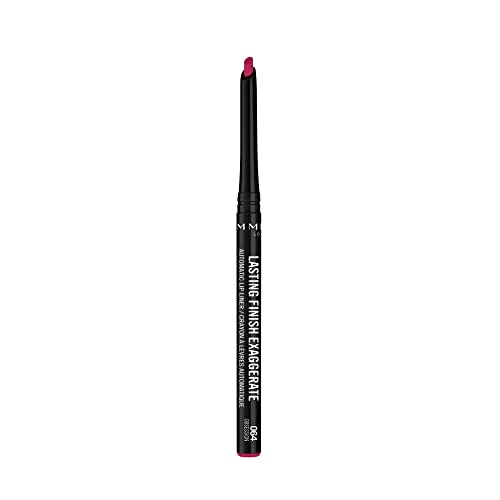 Rimmel Lasting Finish Exaggerate Automatic Lip Liner - Rich, Smooth Formula, Long Lasting - 64 Obsession, .01oz