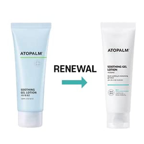 ATOPALM Soothing Gel Lotion - Cooling Moisturizer for Sensitive Skin | 4 Fl Oz, Eczema Relief, Baby Safe