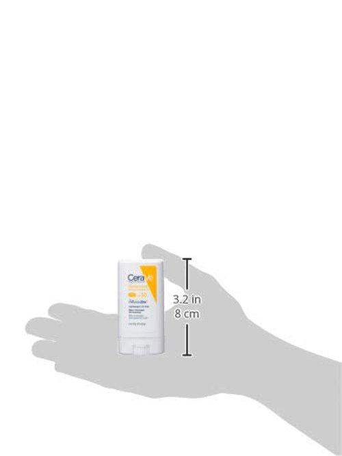 CeraVe Sunscreen Stick SPF 50 - Mineral Protection for Kids & Adults | Fragrance-Free, 0.47 Ounce