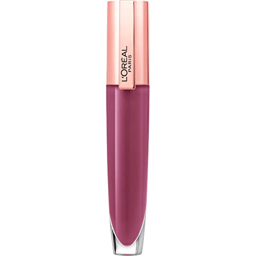 L'Oreal Paris Glow Paradise Hydrating Tinted Lip Balm-in-Gloss with Pomegranate Extract & Hyaluronic Acid, Ultra-Gentle, Non-Sticky Formula, Mademoiselle Mauve, 0.23 fl oz