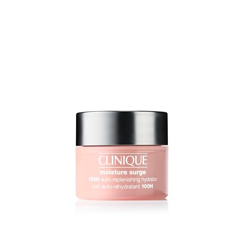 Clinique Moisture Surge 100H Auto-Replenishing Hydrator Oil Free Face Moisturizer | With Hyaluronic Acid, Aloe Bioferment and Vitamins C + E | For All Skin Types | Hydrating + Moisturizing