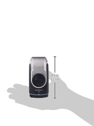 Braun Electric Razor - M90 Mobile Shaver with Precision Trimmer | Washable Design for Easy Cleaning