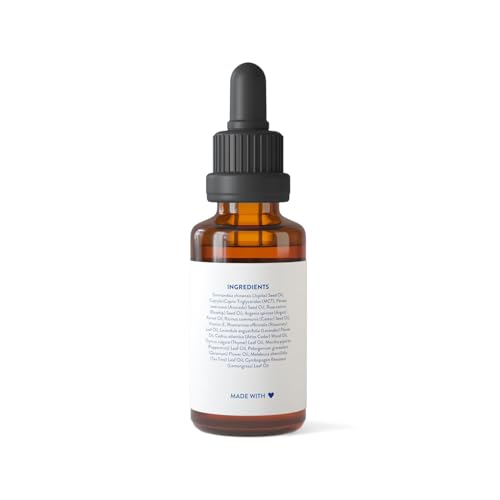 Routine Wellness Hair Treatment Serum for Thinning Hair - Rosemary, Tea Tree & Argan Oils Blend for Strength, Shine & Softer Hair - Clean Ingredients, All Hair Types - 30ml