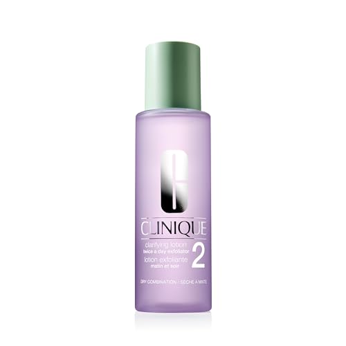 Clinique 3-Step Clarifying Lotion Face Exfoliator 2 | Toner With Witch Hazel | For Dry Combination Skin Types
