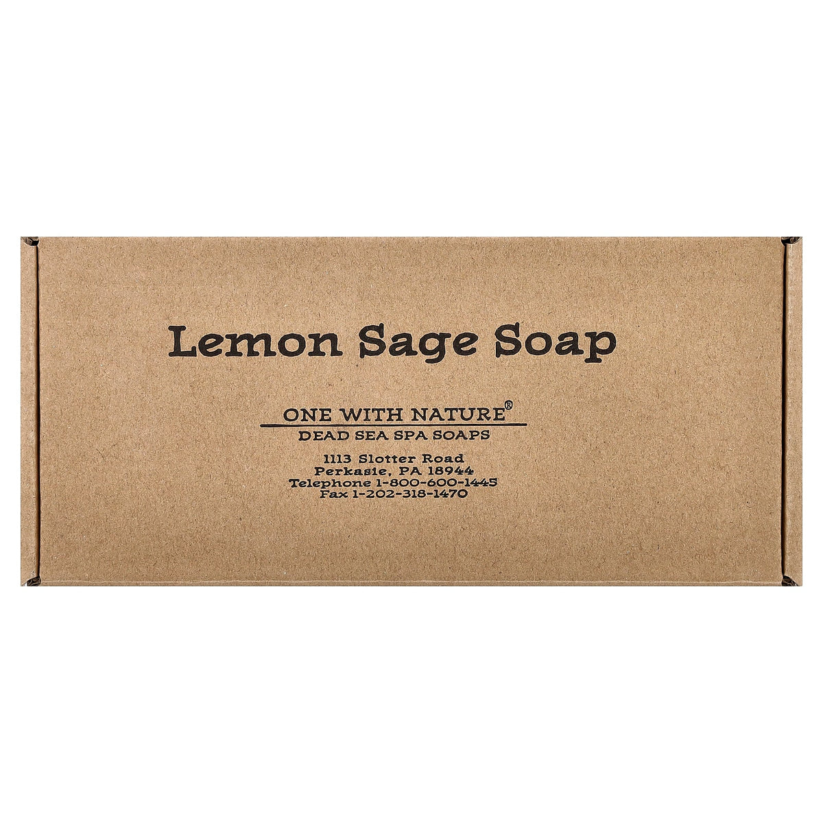 Dead Sea Mineral Bar Soap Set - Lemon Sage Scent, 6 Pack, 7 oz Each