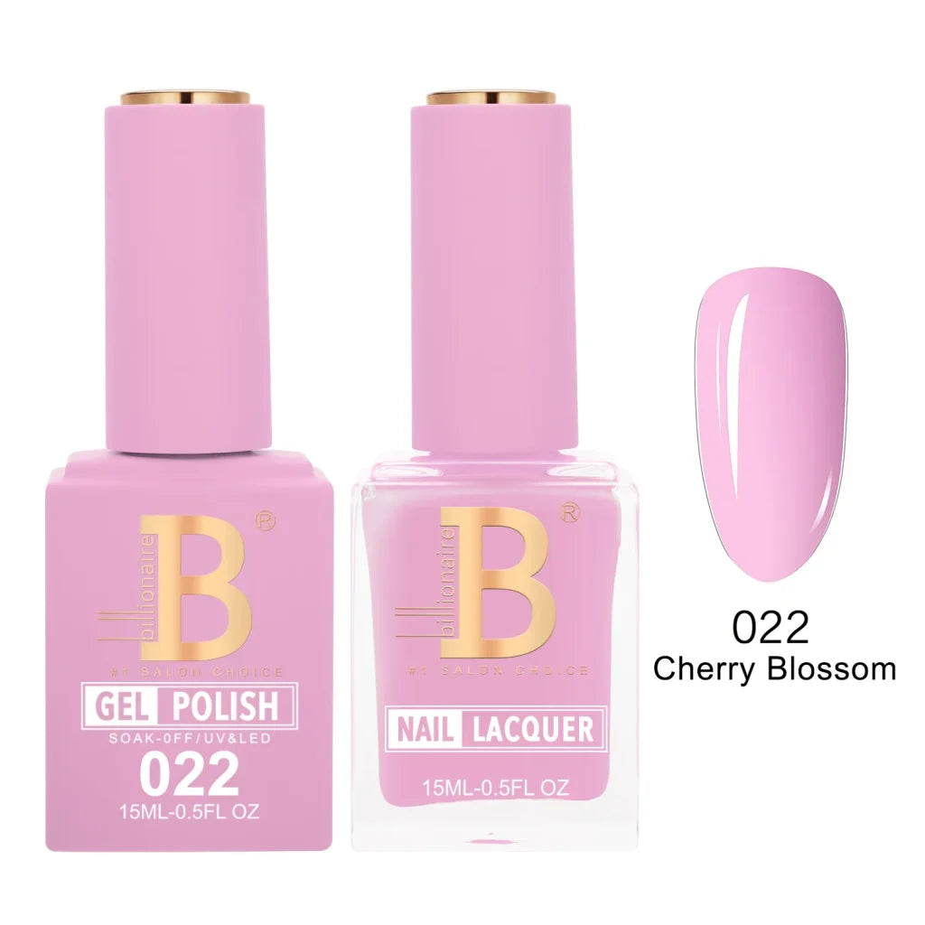 Matching Gel & Lacquer Nail Polish Duo Set - Multiple Colors