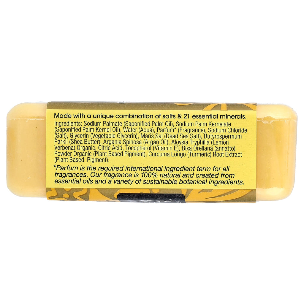 Dead Sea Mineral Bar Soap Set - Lemon Sage Scent, 6 Pack, 7 oz Each