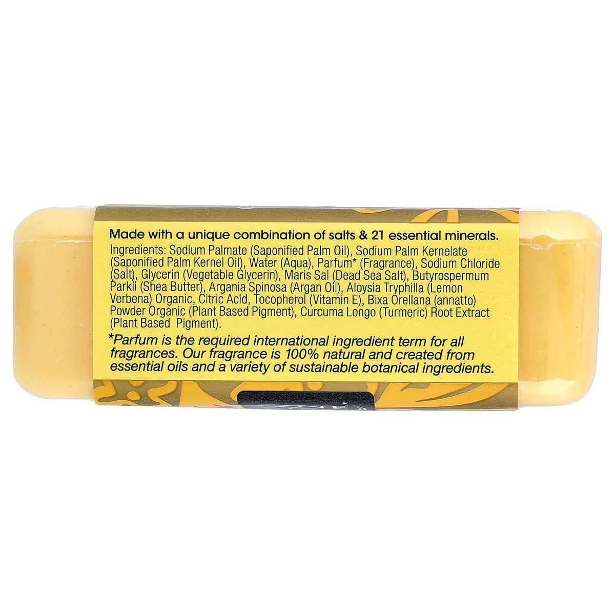 Dead Sea Mineral Bar Soap Set - Lemon Sage Scent, 6 Pack, 7 oz Each
